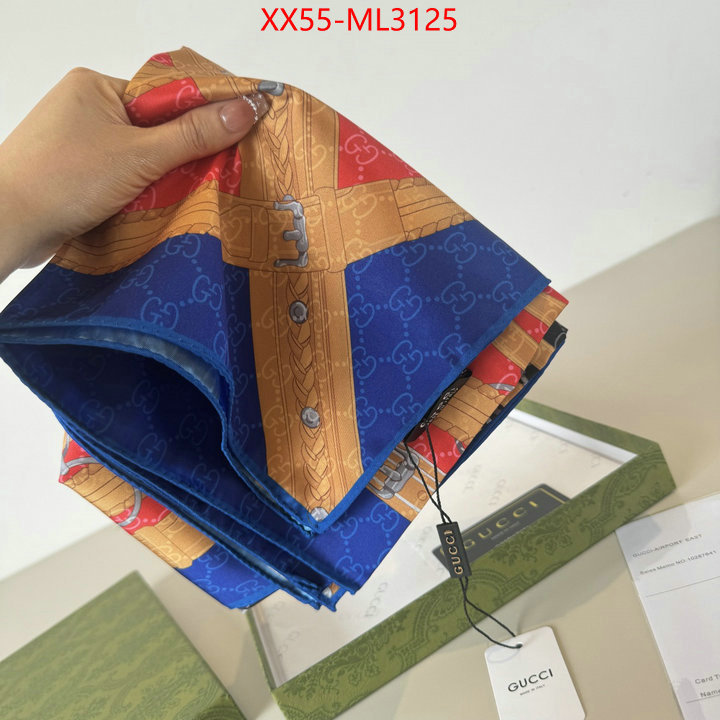 Scarf-Gucci can i buy replica ID: ML3125 $: 55USD