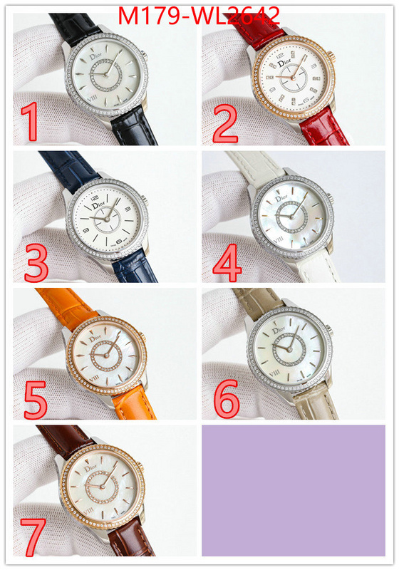 Watch(4A)-Dior what's the best to buy replica ID: WL2642 $: 179USD