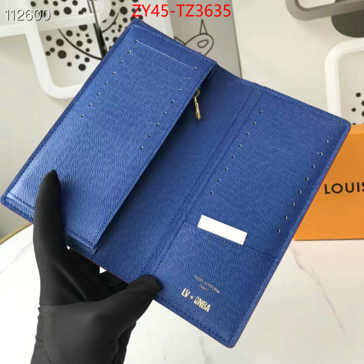 LV Bags(4A)-Wallet the top ultimate knockoff ID: TZ3635 $: 45USD,