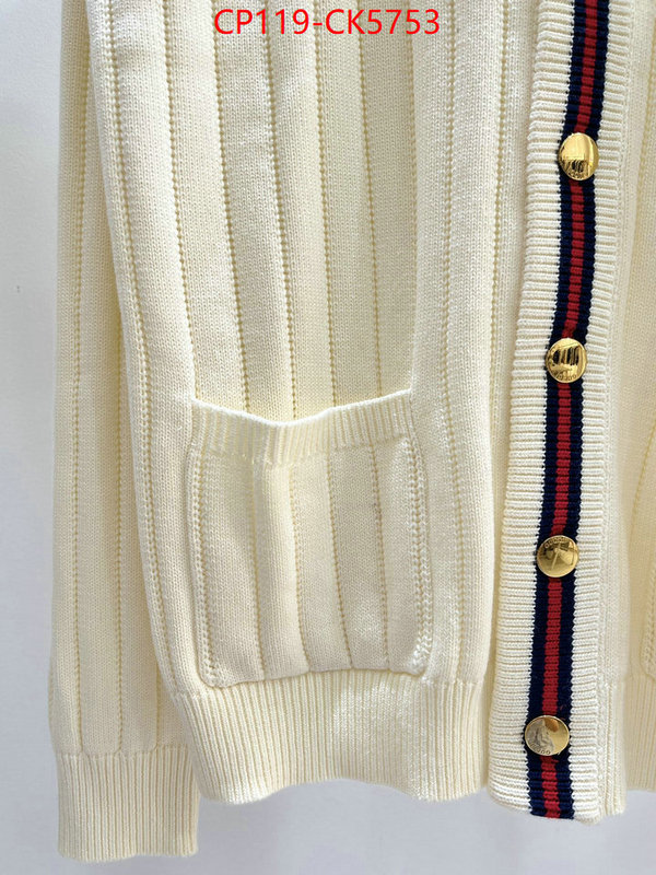 Clothing-Gucci shop cheap high quality 1:1 replica ID: CK5753 $: 119USD