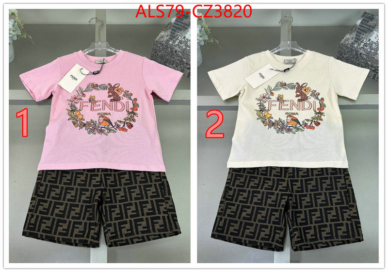 Kids clothing-Fendi highest quality replica ID: CZ3820 $: 79USD