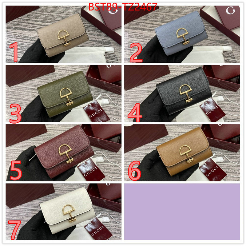 Gucci Bags(TOP)-Wallet- where could you find a great quality designer ID: TZ2467 $: 89USD,
