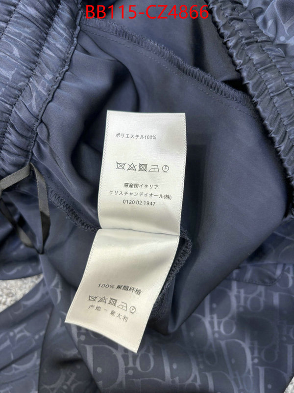 Clothing-Dior replica 1:1 high quality ID: CZ4866 $: 115USD