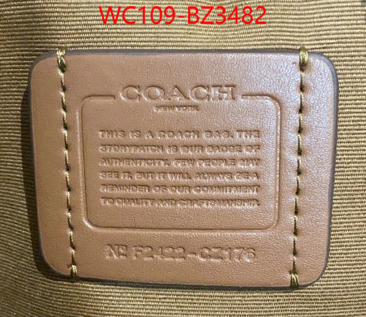 Coach Bags(4A)-Backpack- aaaaa replica ID: BZ3482 $: 109USD,