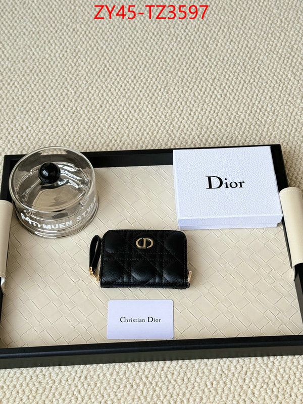 Dior Bags(4A)-Wallet- new designer replica ID: TZ3597 $: 45USD,