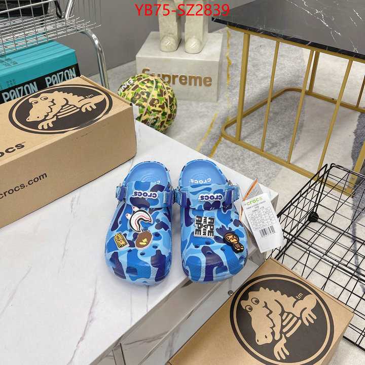 Men Shoes-Crocs replica aaaaa designer ID: SZ2839 $: 75USD