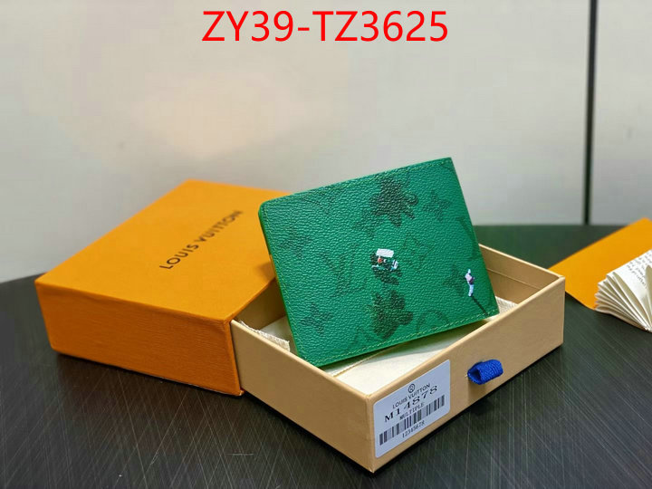 LV Bags(4A)-Wallet top brands like ID: TZ3625 $: 39USD,