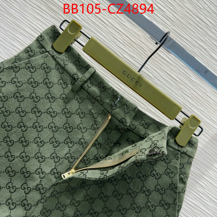 Clothing-Gucci replica designer ID: CZ4894 $: 105USD