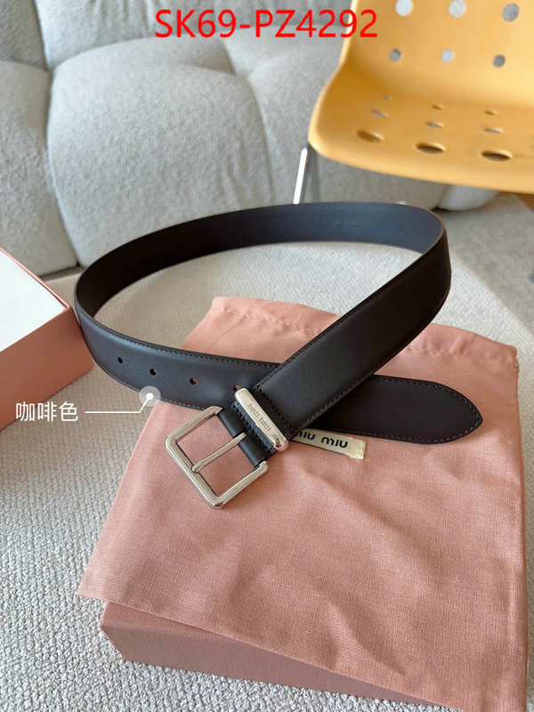 Belts-MIU MIU buy aaaaa cheap ID: PZ4292 $: 69USD