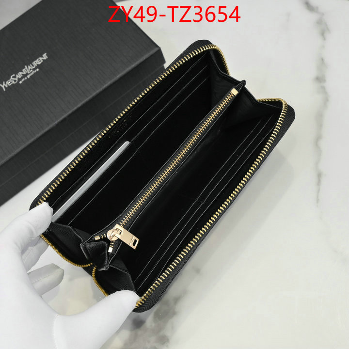 YSL Bags(4A)-Wallet- shop cheap high quality 1:1 replica ID: TZ3654 $: 49USD,