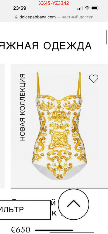 Swimsuit-DG at cheap price ID: YZ3342 $: 45USD
