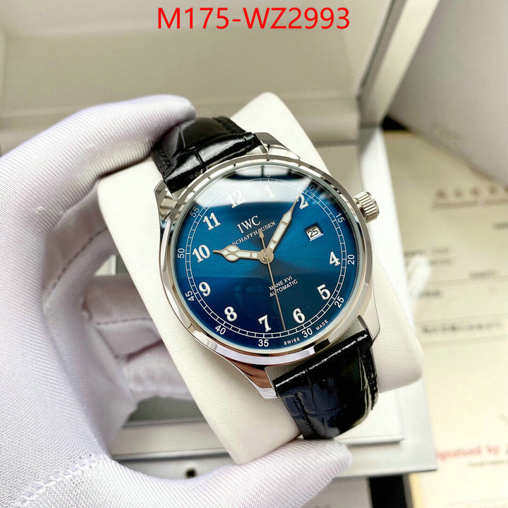 Watch(4A)-IWC best quality fake ID: WZ2993 $: 175USD-shoes yupoo Watch(4A)-IWC best quality fake ID: WZ2993 $: 175USD