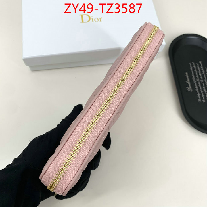 Dior Bags(4A)-Wallet- top quality replica ID: TZ3587 $: 49USD,