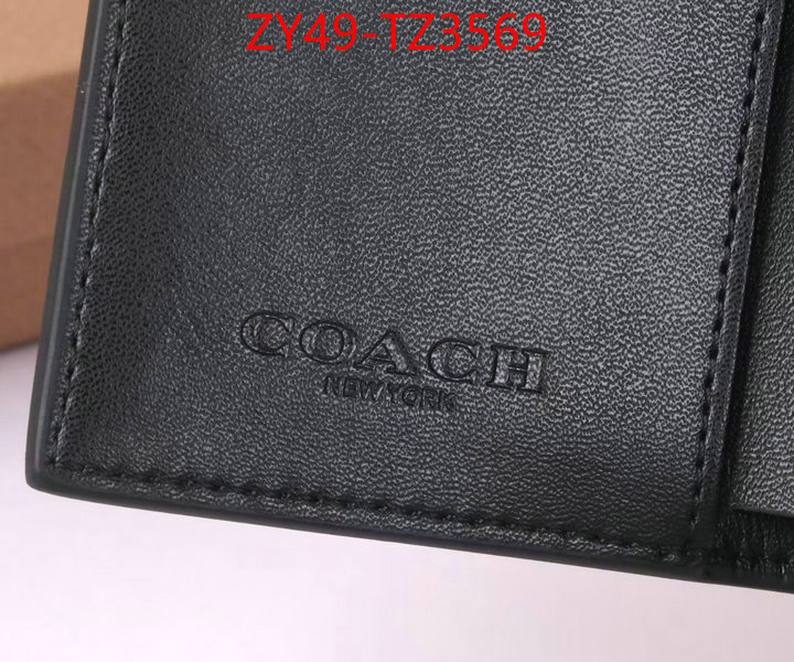 Coach Bags(4A)-Wallet what ID: TZ3569 $: 49USD,