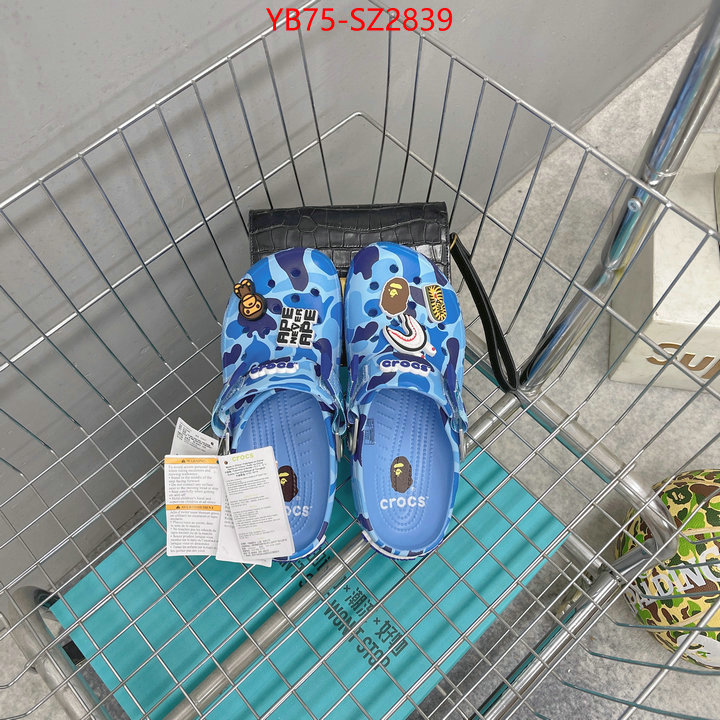 Men Shoes-Crocs replica aaaaa designer ID: SZ2839 $: 75USD