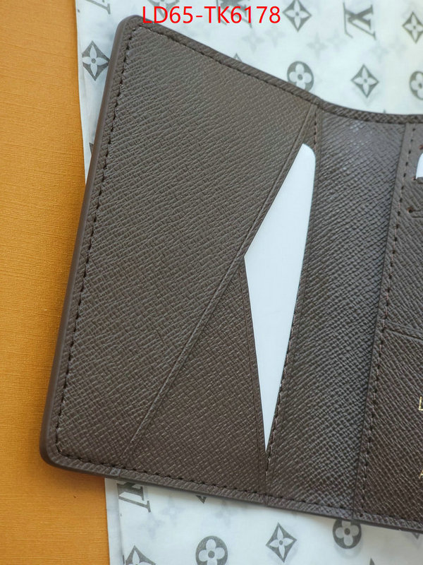LV Bags(TOP)-Wallet found replica ID: TK6178 $: 65USD,