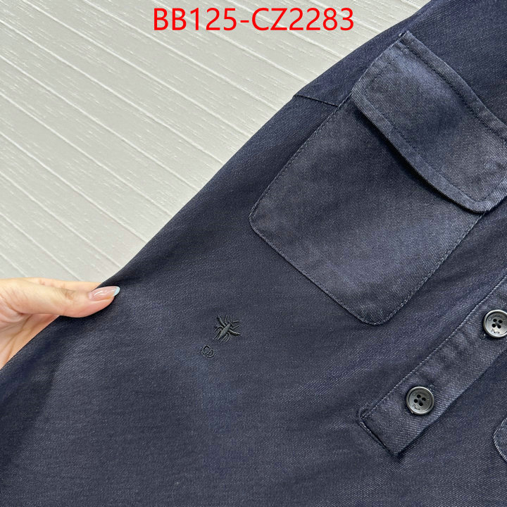Clothing-Dior 2024 aaaaa replica 1st copy ID: CZ2283 $: 125USD