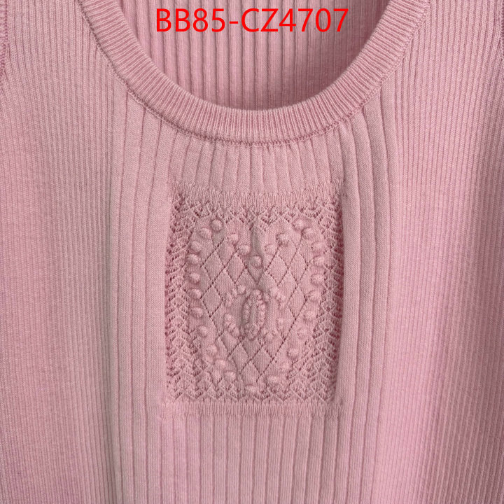 Clothing-Chanel the quality replica ID: CZ4707 $: 85USD