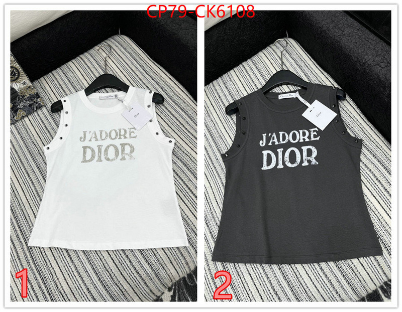 Clothing-Dior top 1:1 replica ID: CK6108 $: 79USD