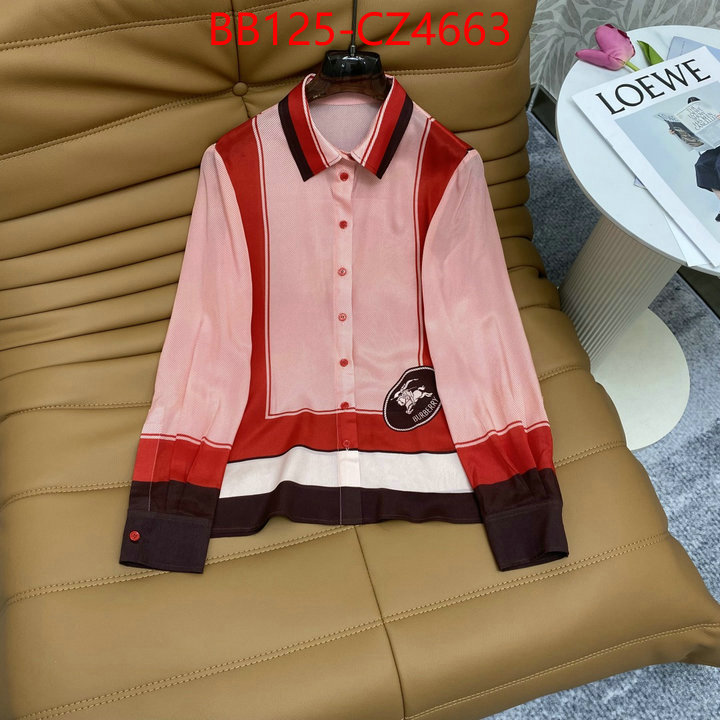 Clothing-Burberry customize best quality replica ID: CZ4663 $: 125USD