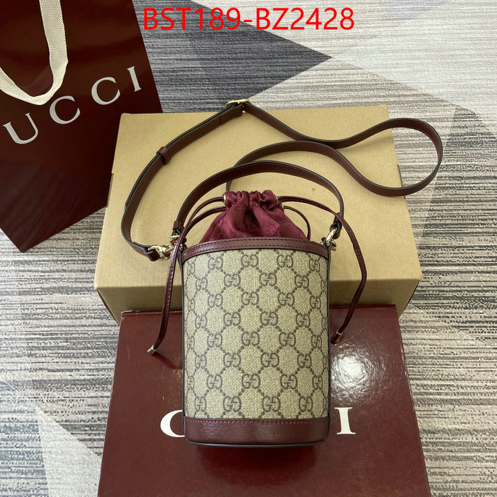 Gucci Bags(TOP)-Bucket bag- the highest quality fake ID: BZ2428 $: 189USD,