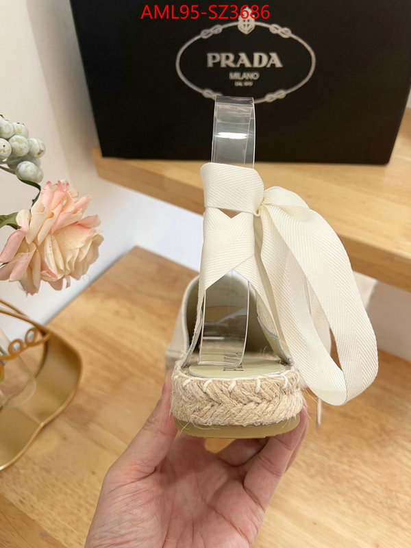 Women Shoes-Prada good quality replica ID: SZ3686 $: 95USD