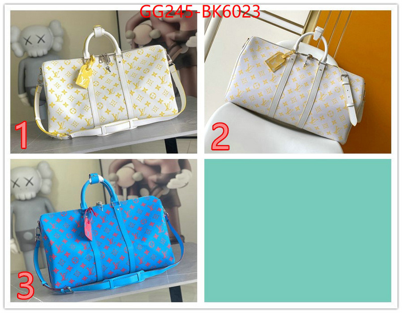 LV Bags(TOP)-Keepall BandouliRe 45-50- fake cheap best online ID: BK6023 $: 245USD,