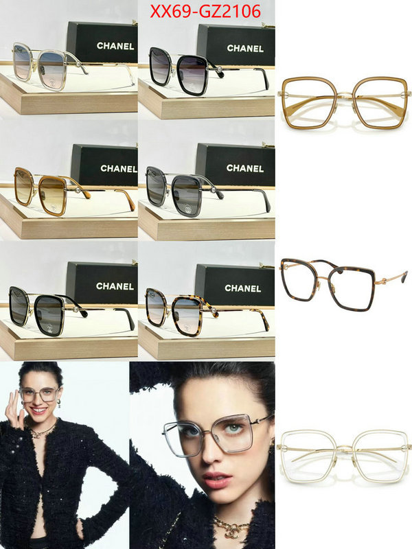 Glasses-Chanel online ID: GZ2106 $: 69USD