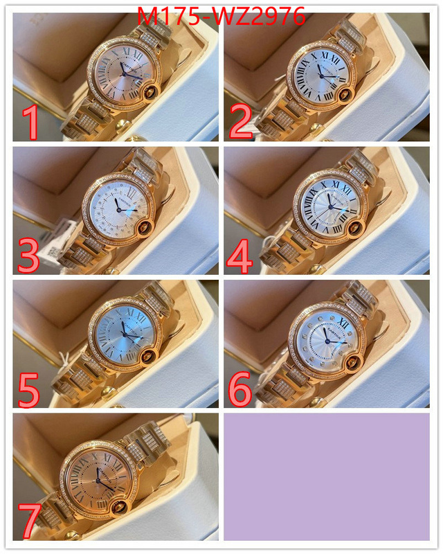Watch(4A)-Cartier 2024 replica wholesale cheap sales online ID: WZ2976 $: 175USD