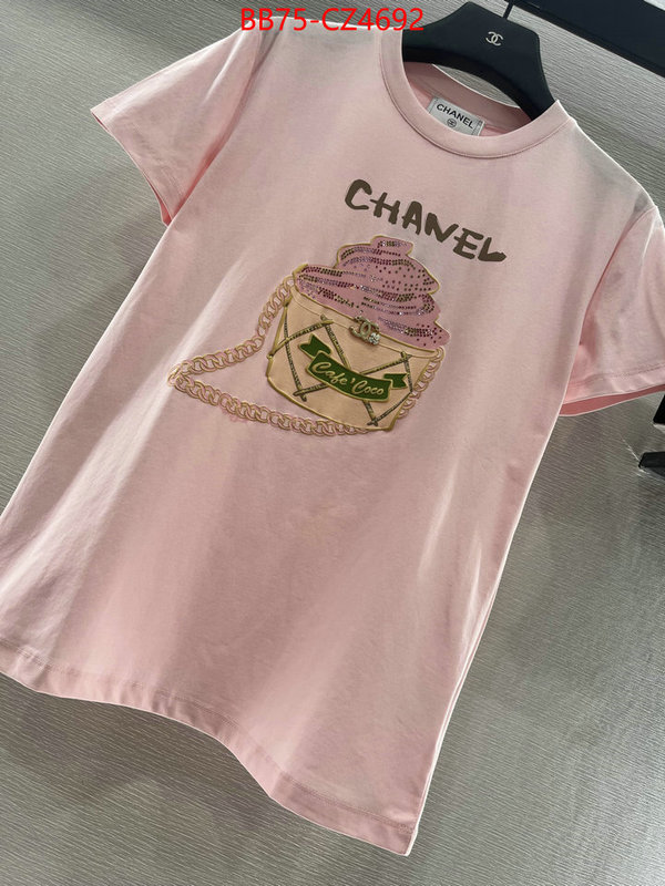Clothing-Chanel fashion designer ID: CZ4692 $: 75USD