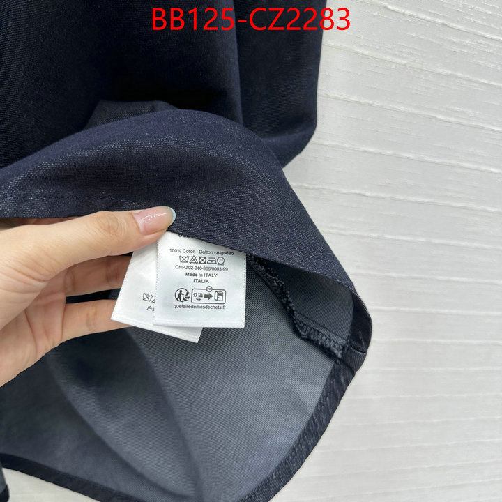 Clothing-Dior 2024 aaaaa replica 1st copy ID: CZ2283 $: 125USD