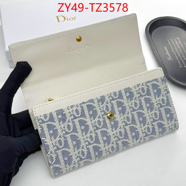 Dior Bags(4A)-Wallet- the best quality replica ID: TZ3578 $: 49USD,