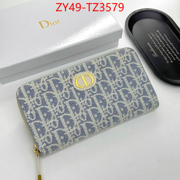 Dior Bags(4A)-Wallet- replica best ID: TZ3579 $: 49USD,