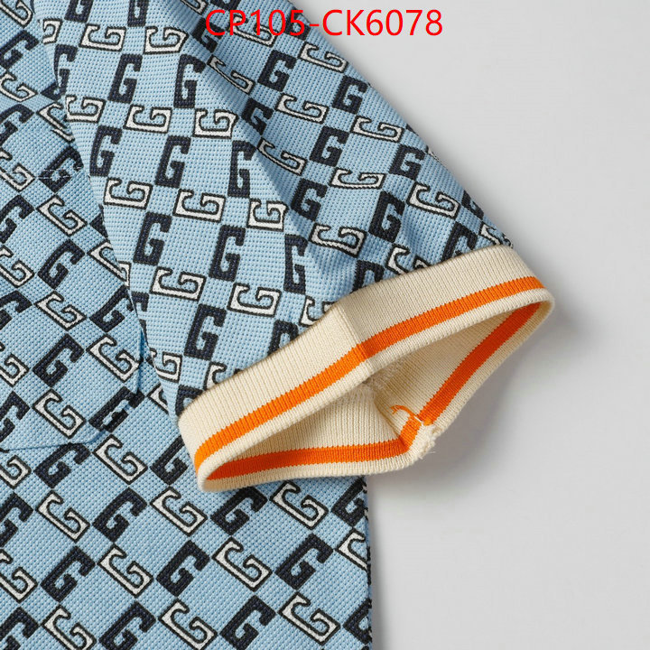 Clothing-Gucci highest quality replica ID: CK6078 $: 105USD
