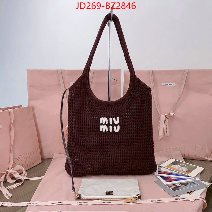 Miu Miu Bags(TOP)-Handbag- 7 star quality designer replica ID: BZ2846 $: 269USD,