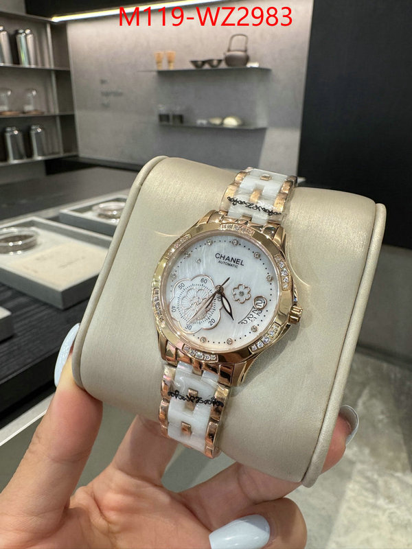 Watch(4A)-Chanel replica aaaaa designer ID: WZ2983 $: 119USD