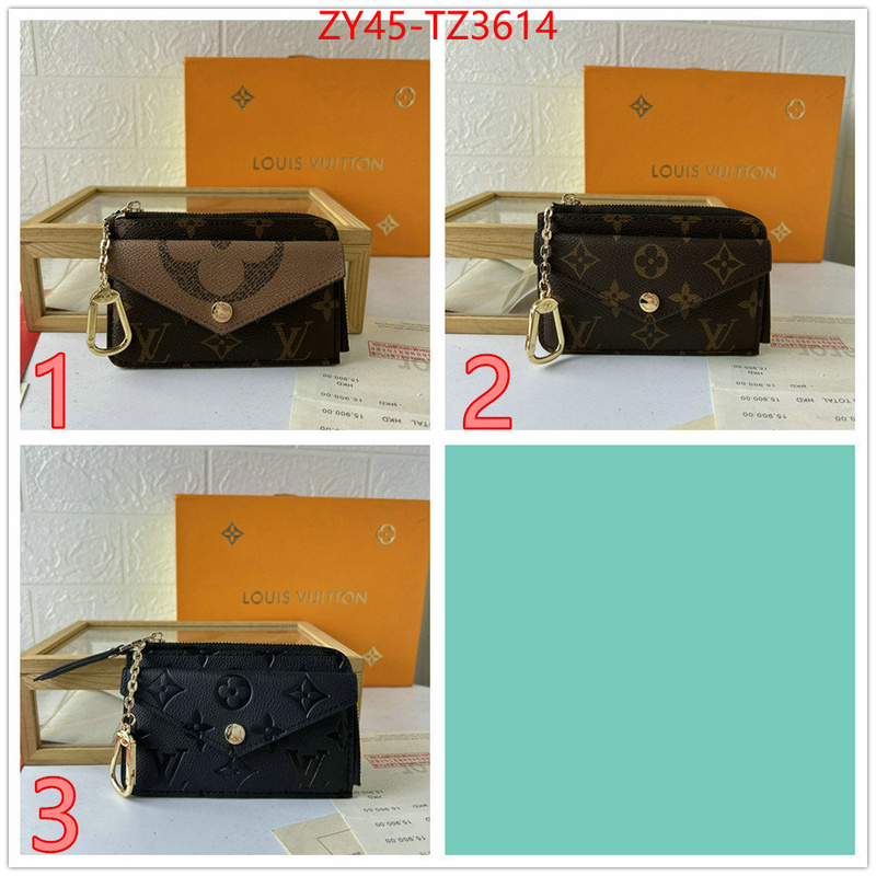 LV Bags(4A)-Wallet buy first copy replica ID: TZ3614 $: 45USD,