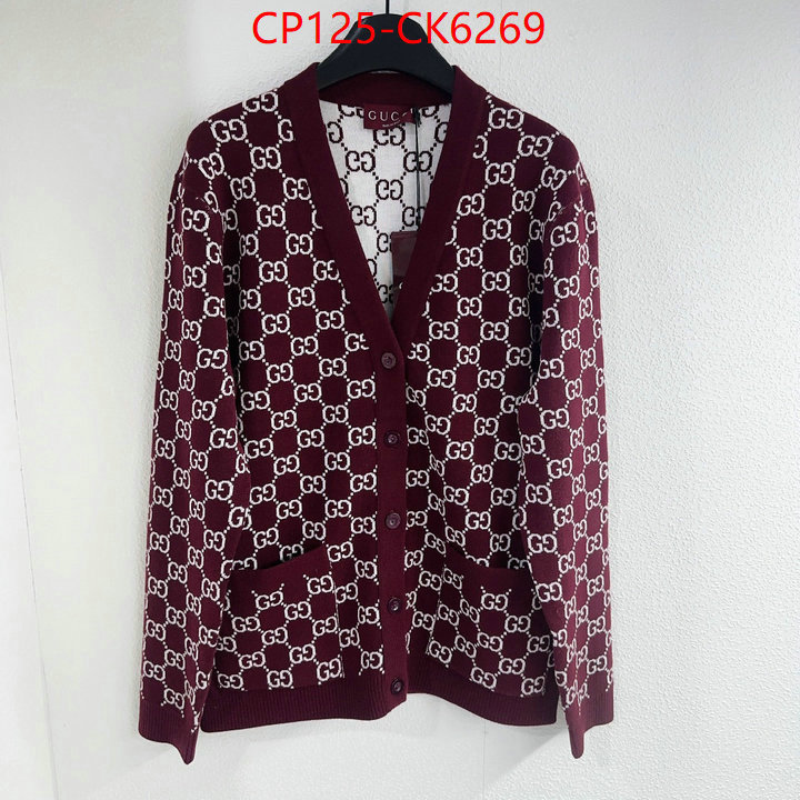 Clothing-Gucci how to start selling replica ID: CK6269 $: 125USD