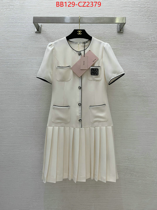Clothing-MIU MIU top perfect fake ID: CZ2379 $: 129USD