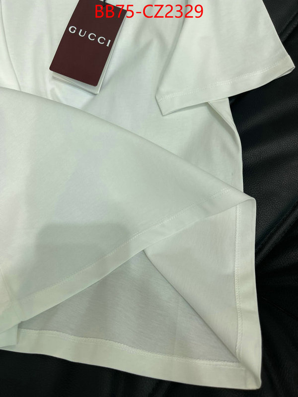 Clothing-Gucci luxury 7 star replica ID: CZ2329 $: 75USD