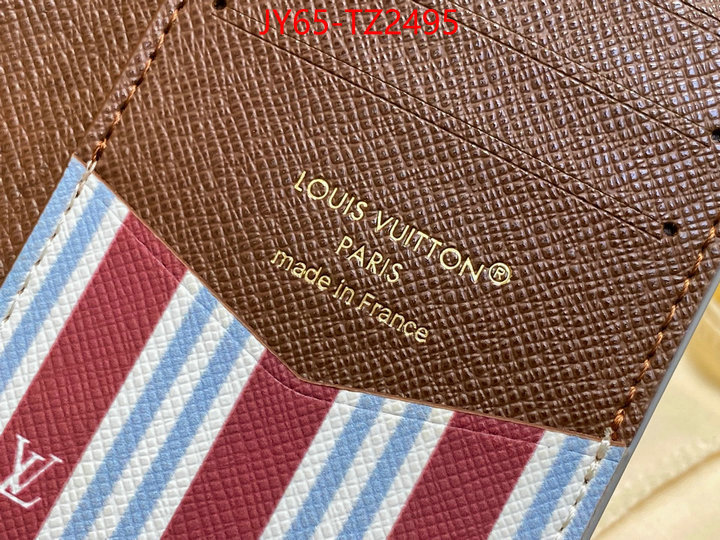 LV Bags(TOP)-Wallet outlet sale store ID: TZ2495 $: 65USD,