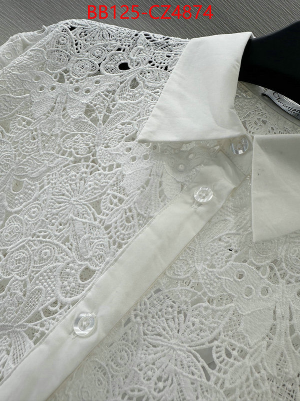 Clothing-Dior where quality designer replica ID: CZ4874 $: 125USD