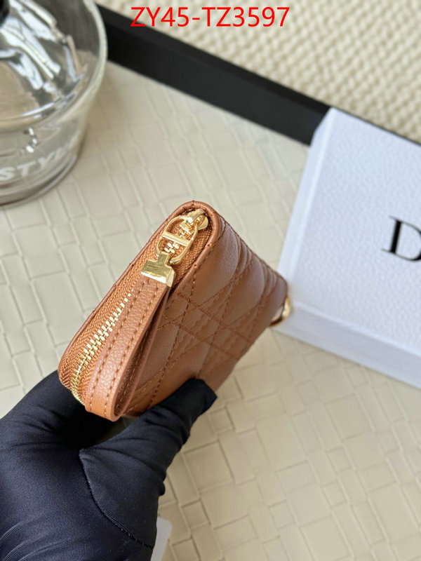 Dior Bags(4A)-Wallet- new designer replica ID: TZ3597 $: 45USD,