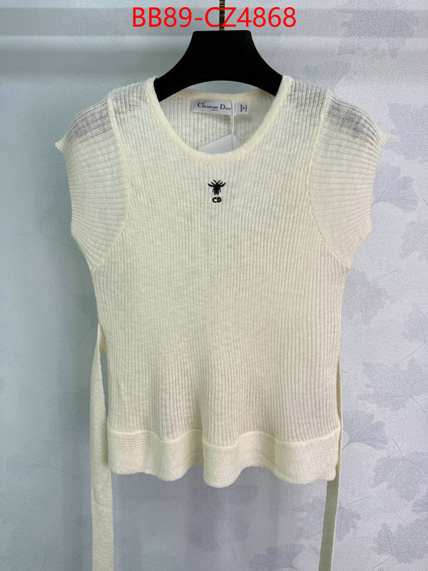 Clothing-Dior aaaaa+ quality replica ID: CZ4868 $: 89USD
