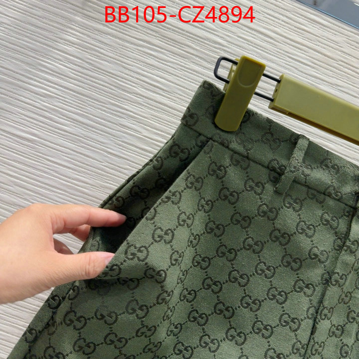 Clothing-Gucci replica designer ID: CZ4894 $: 105USD