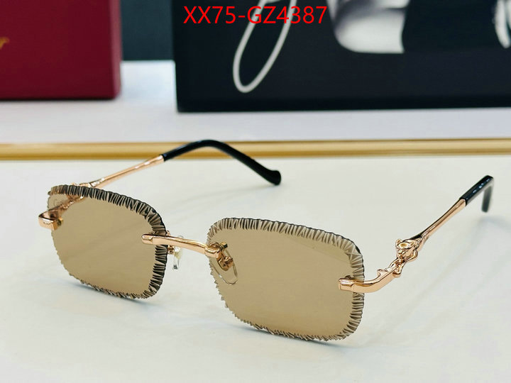Glasses-Cartier replica aaaaa+ designer ID: GZ4387 $: 75USD
