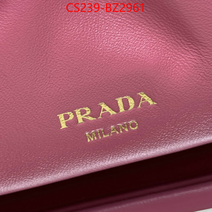Prada Bags(TOP)-Crossbody- 7 star ID: BZ2961 $: 239USD,
