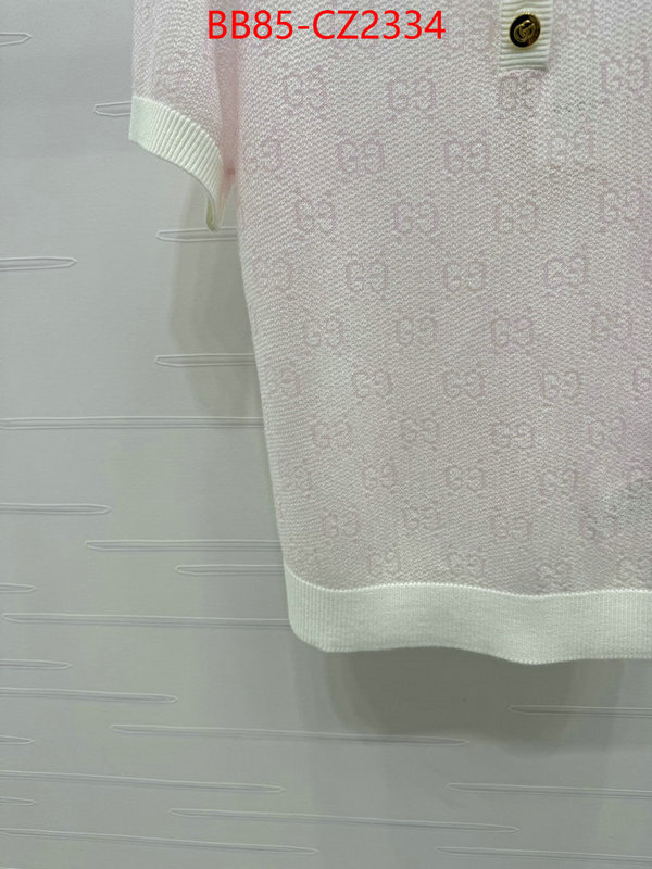 Clothing-Gucci high quality ID: CZ2333 $: 85USD