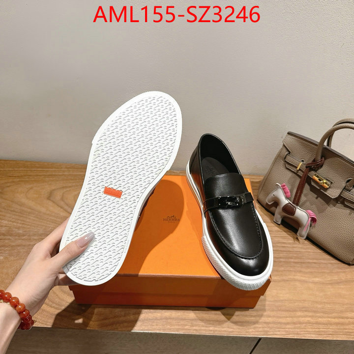 Men Shoes-Hermes replica wholesale ID: SZ3246 $: 155USD