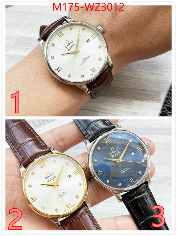 Watch(4A)-Omega high quality replica designer ID: WZ3012 $: 175USD-shoes yupoo Watch(4A)-Omega high quality replica designer ID: WZ3012 $: 175USD